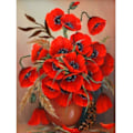 Miniatyrbild 1 av 5: 5D Diamantmålning Komplett Blomma, DIY Broderi Diamantmålning
