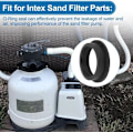 Miniatyrbillede 2 af 5: 6 stk. 11228 Udskiftnings-O-ringe til Intex Swimmingpool - Gummibeskyttelsespakninger - Pooltilbehør - Pooltilbehør - Sand