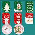 Miniatyrbild 1 av 5: (A) 12-pack DIY julklapps-presentkort, anpassningsbara julklapps-hälsningar
