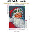 Miniatyrbillede 2 af 5: (30x40cm)5D DIY Diamantmaleri Kits 12*16 Tommer Jul Fuld Boremønster Korssting Maleri