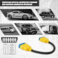 Miniatyrbild 5 av 5: OBD-2 Adapter Förlängningskabel - 16-stifts 36 cm Förlängning OBD-II