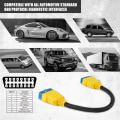 Pikkukuva 5 / 5: OBD-2-sovittimen jatkokaapeli - 16-napainen 36 cm jatko-OBD-II