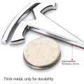 Miniatyrbild 3 av 5: 3D Metalliska Bilstickers och Dekaler Emblem Badge T Logotyp Tesla F