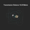 Miniatyrbilde 4 av 5: USB Bluetooth 5.0-adapter, USB Bluetooth-dongle trådløs, for PC,