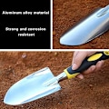 Miniatyrbilde 4 av 4: 30x7cm Hage Spade i Rustfritt Stål for Planting, Omplanting, Luking, Flytting