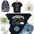 Miniatyrbillede 3 af 5: (10 stk.) Red Jorden Strygemærker Hjerteformede Badges Sy Broderede Applikationer til Motiv til Tøjreparation Jeans Jakker Rygsække