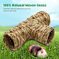 Miniatyrbilde 2 av 5: Hamster Grasstunnel Leketoy Guinea Pig Tunnel og Rørleke for