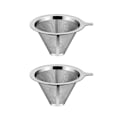Miniatyrbillede 1 af 5: Hæld over kaffefilter, rustfrit stål papirløst kaffefilter, permanent hæld over