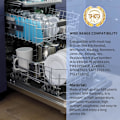 Pikkukuva 3 / 4: 4 Pakkaa W10195416 W10195416V Astianpesukoneen Pyörien Vaihto-osa Alempi Astiahylly Pyörät KitchenAid Whirlpool Kenmorelle