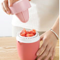Miniatyrbillede 4 af 5: Rose - Manuel Citrus Juicer Citronpresser, Citronformet Dobbeltformål Manuel Frugtpresser, Frugtpresser til Citroner/Lime/Appelsiner/Grapefrugt