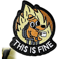 Miniatyrbillede 1 af 5: Dette er fint Hundepatch, 1 stk Sjov Meme Broderet Patches, Taktisk Militær Moral Patch med Hækfastgørelse