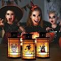 Pikkukuva 3 / 5: Halloween-lyhty LED-yövalo, LED-kynttilälyhty san