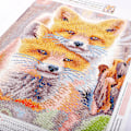 Miniatyrbild 2 av 5: 30 x 40 cm DIY 5D Diamantmålning Fox A