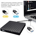 Miniatyrbilde 3 av 4: Ekstern CD DVD-stasjon USB 3.0, Ekstern CD DVD-brenner CD/DVD/-RW/ROM Overføring til store Windows 1