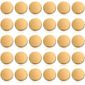 Miniatyrbilde 1 av 5: Levende farger og forseggjort form (Gull, 15 mm) 30 stykker Metall Flat Knapper Alloy Shank Knapper Runde Formet Sy Knapper M