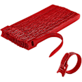 Miniatyrbilde 1 av 4: Kabelbinder [100 stk], Kabelstropper, Gjenbrukbare Kabelbinder, Kabelti red