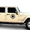 Pikkukuva 3 / 5: Heijastava pentagrammi polttoainesäiliön auton tarra, tähti auton tarra, 4x4