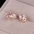 Miniatyrbillede 3 af 5: Hodeskalle Studs Kvinders Gothic Cool Statement Skelet Smykker Candy Skull Øreringe