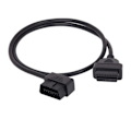 Miniatyrbillede 2 af 5: OBD2 OBD II 16-polet Højre Vinkel Han til Hun Diagnostisk Adapter