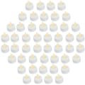 Miniatyrbillede 1 af 5: (48-pak) Realistiske LED-fyrfadslys med flimrende lys