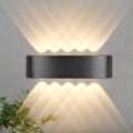Pikkukuva 1 / 5: LED-seinävalaisimet sisätiloihin ylös ja alas 96W 3000K seinävalaisin, moderni Bl