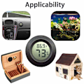 Miniatyrbillede 2 af 5: 2-pak Mini Hygrometer Termometer Digital LCD Monitor Indoo