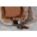 Miniatyrbilde 5 av 5: Unisex Chapka Suede Faux Fur Trapper Hat Warm Anti Wind Ushanka R