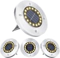 Lampor Solcellslampor Utomhus, 4-pack, 16 LED Varmvitt Spot L