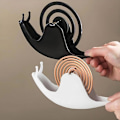 Miniatyrbillede 3 af 5: Myggespoleholder Spolebrænder af materiale til borddekorationer eller gaver (Sort)