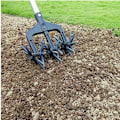Miniatyrbillede 5 af 5: Twist Tiller Manuel Havehave Jord Scarifier 2 i 1 Have Twist Kultivator Ventileret Scarifier til