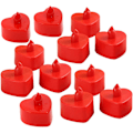 Miniatyrbilde 2 av 5: 24 stk hjerteformede flammefrie LED-teljus