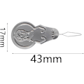 Miniatyrbillede 2 af 5: Nåletråder, 10 stk. aluminium nåletrådere, klassisk nåletråder, aluminium håndnåletrådere til symaskine