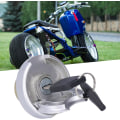 Miniatyrbillede 3 af 4: Brændstoftankdæksel, Brændstoftanklåsdæksel med nøgler Universelle rustfrie ståldele til motorcykel scooter