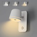 Miniatyrbillede 1 af 5: LED Justerbar Vægspot, 5W Hvid Væglampe med Touch Swi