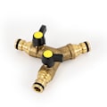 Miniatyrbilde 3 av 5: Hageslange Splitter - Kranadapter med Y Splitter for å koble til
