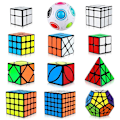 Miniatyrbillede 1 af 3: Rubik's Cube Sort 12 Pak Sæt