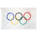 Pikkukuva 1 / 5: MH-lippu Olympialaisten piha liput olympiarenkaat sisä- ja ulkotiloihin