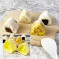 Miniatyrbillede 5 af 5: Sushi Form Trekantet Sushi Fremstillingssæt med Risske Onigiri Form DIY Sushi Onigiri Maker Risbold Bento Presseform