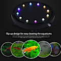 Miniatyrbillede 2 af 5: 12 Multicolor RGB LED Akvarium Undervands Boble Lys Nat Hav/Multicolor Akvarium Luftsten Disk,