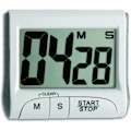 Miniatyrbillede 1 af 4: 1 stk. Hvidt Digitalt Timer & Stopur, Nedtælling op til 99 Minutter/59 Sekunder, Hukommelsesfunktion, Store Tal, Magnet/Stativ