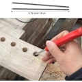 Miniatyrbilde 3 av 5: Solid Snekkerblyanter, Snekkerblyant, Dype Hull Risseverktøy, med 6 Refiller, Dype Hull Marker Snekkerblyanter for Tre, Metall, Betong, DIY