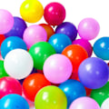 Miniatyrbillede 4 af 4: Regnbue Festballoner 100 Pakke 10 tommer Multifarvede Balloner  A