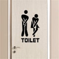 Pikkukuva 3 / 5: WC-kyltti, oven tarra - Koti sisustus - WC-kyltti irrotettava