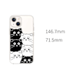 Miniatyrbild 2 av 5: 2 st fodral till Apple iPhone 13 6.1'', Transparent skyddande C