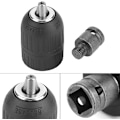 Miniatyrbillede 4 af 5: 1/2 Chuck Adapter, borepatron, 2-13mm 1/2\"-20UNF nøglefri borepatron med 1/2\" Chuck Adapter til konvertering af slagnøgle