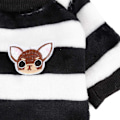 Miniatyrbillede 4 af 5: (nior S) Vinter Sweater Fleece Frakke til Små Hunde Varmt Stribet Cl