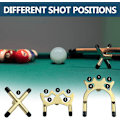 Pikkukuva 4 / 5: 3 kpl:n Snooker-pöydän tukisarja, biljardikeppisillan, Pool Snooker -pöydän ristituki, Snooker-tuki