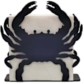 Miniatyrbillede 1 af 4: Marine Life Crab Serviet Holder til Borddekoration, Sort Metal Dispenser Velegnet til Papirhåndklæder Postbreve, Robust
