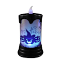 Miniatyrbilde 1 av 5: Halloween-lys LED-gresskarlys - Batteridrevne LED-lys - Glitrende LED-batteripillar Ca