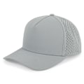 Miniatyrbillede 1 af 3: 1-pakke, 5-panel buet skygge vandtæt performance snap cap gray